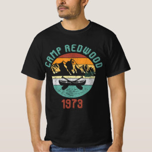 Retro Vintag Camp Redwood 1973 , Happy Birthday G T-Shirt