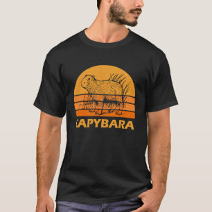 Retro Vintag Capybara, Riesenfresser, Wildlif T-Shirt