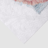 Retro Vintag Carnation Blume Seidenpapier (Detail)