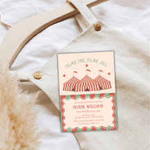 Retro Vintag Carnival Circus Baby Dusche