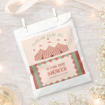 Retro Vintag Carnival Circus Baby Dusche