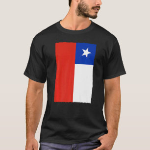 Retro Vintag Chillean National Flag Chile T-Shirt