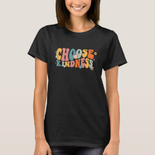 Retro Vintag Choose Kindness Spiritual Women Gir T-Shirt