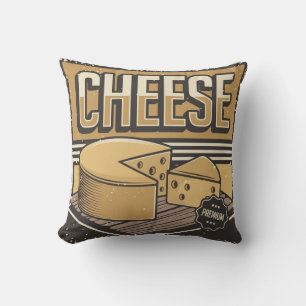 Retro Vintag Classic Grunge Rundkäse Kissen