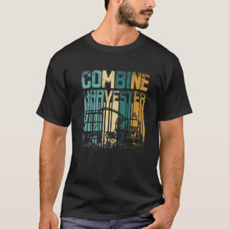 Retro Vintag Combine Harvester T-Shirt