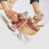 Retro Vintag Cooking Lady Degustation Seidenpapier (Ausschnitt)