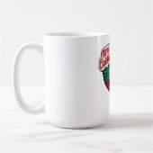 Retro Vintag Cooler Weihnachtsmann Kaffeetasse (Links)