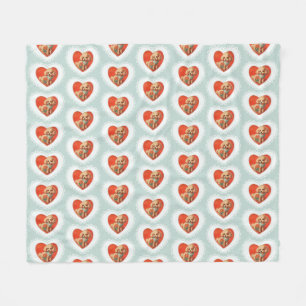 Retro Vintag Coquette Pastel Baby Tiere Hund Fleecedecke