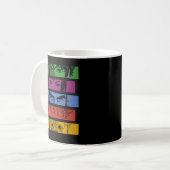 Retro Vintag Cowboy Bebops Geschenkteam Männer Fra Kaffeetasse (Vorderseite Links)