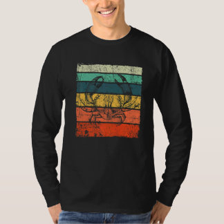 Retro Vintag Crab Mens Womens Ozeane Weihnachten T-Shirt