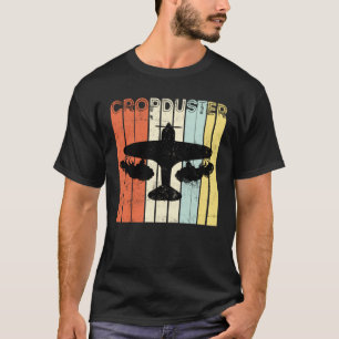 Retro Vintag Crop Duster AG Pilot T-Shirt