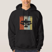 Retro Vintag Crop Duster Flugzeug Hoodie (Vorderseite)