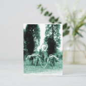 Retro Vintag Dancing Women Wild Women Postkarte (Stehend Vorderseite)