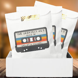 Retro Vintag die Beste Cassette Hochzeit Geschenktütchen