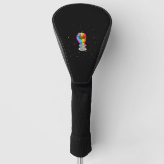 Retro Vintag die Zukunft ist inklusiv LGBT Gay Rig Golf Headcover
