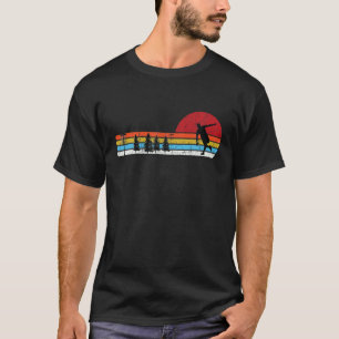 Retro Vintag Disc Golf Funny Frolf Frisbee T-Shirt