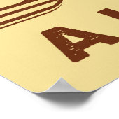 Retro Vintag Donuts Business Poster (Ecke)