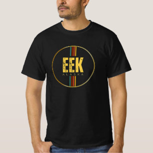 Retro Vintag Eek City Alaska Staat AK Groovy 70er T-Shirt