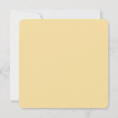 Retro Vintag Fall Sunflower Pumpkin Flat Card (Rückseite)