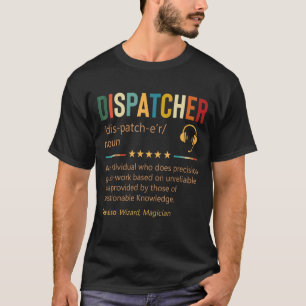 Retro Vintag First Responder 911 Dispatcher Week T-Shirt