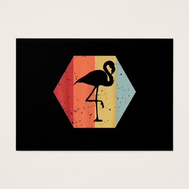 Retro Vintag Flamingo | Niedlich Flamingo Lover (Vorderseite)