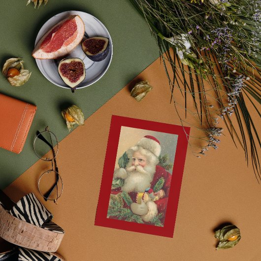 Retro Vintag frohe Weihnachten mit Spielzeuggesche