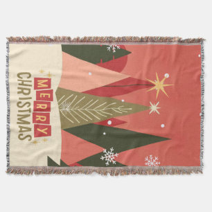 Retro/Vintag Frohe Weihnachtsbaum Decke
