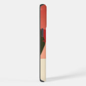 Retro/Vintag Frohe Weihnachtsbaum iPhone Hülle (Rechte Seite)