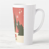 Retro/Vintag Frohe Weihnachtsbaum Milchtasse (Rechts)