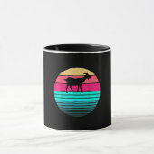 Retro Vintag Funny Animal Lover Bauer Tasse (Zentrum)