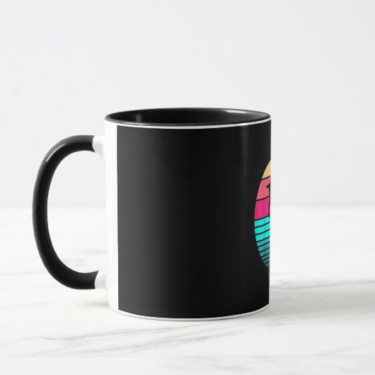 Retro Vintag Funny Animal Lover Bauer Tasse (Links)