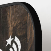 Retro Vintag Funny Pickleball Kitchen's Closed Pickleball Schläger (Linke Seite)