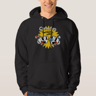 Retro Vintag Game Cuphead Run and Shoot Gift for Hoodie
