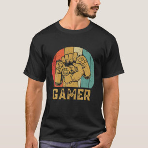 Retro Vintag Gamer Funny Video Game Controller Gam T-Shirt
