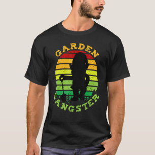 Retro Vintag Garden Gangster Gnome 3 T-Shirt