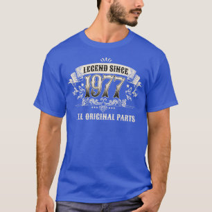Retro Vintag GeburtstagSeit 1977 der gesamte Origi T-Shirt