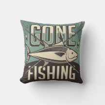 Retro-Vintag gegangen Angeln