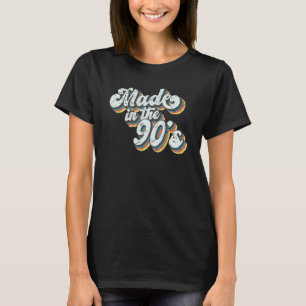 Retro Vintag gemacht in den 90er Jahren Geborenen  T-Shirt