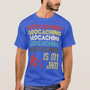 Retro Vintag Geocaching ist meine Jam Typografie T-Shirt