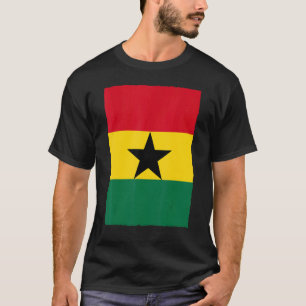 Retro Vintag Ghanaische Nationalflagge Ghana T-Shirt