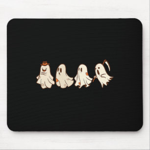 Retro Vintag Ghost Halloween Boo Trick or Treat s Mousepad