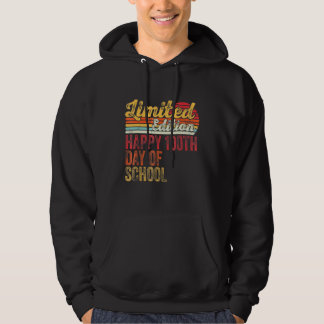 Retro Vintag glücklich 100. Schullehrer 10 Hoodie