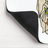 Retro Vintag Gnoovy Halloween Blume Ghost Pumpki Mousepad (Ecke)
