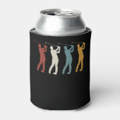 Retro Vintag Golfer Dosenkühler (Kanne Vorderseite)