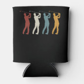 Retro Vintag Golfer Dosenkühler (Vorderseite)