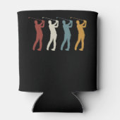 Retro Vintag Golfer Dosenkühler (Rückseite)