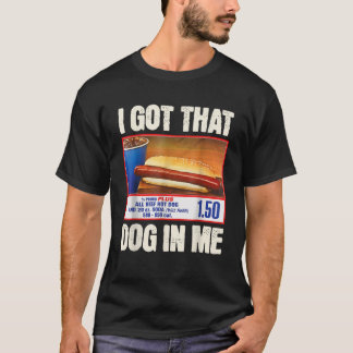 Retro Vintag GOT ich, dass Hund in ME Funny HotDog T-Shirt