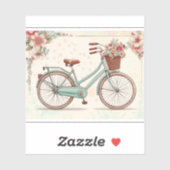 Retro Vintag Graphic bikes radfahren Aufkleber (Blatt)