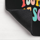 Retro Vintag Groovy 100 Tage Lehrschule Mousepad (Ecke)