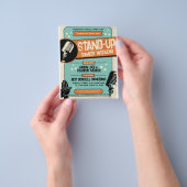 Retro Vintag Grunge Stand Up Comedy Show Flyer (Gruppe)